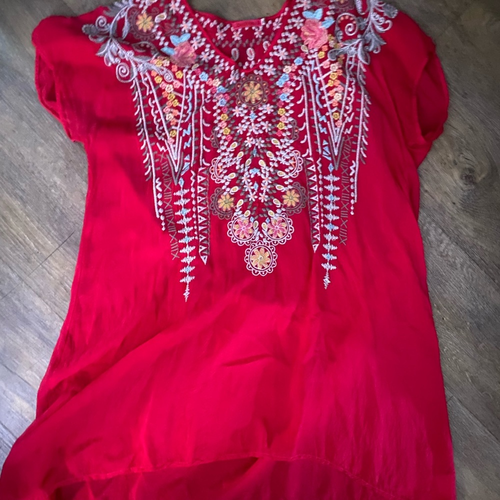 Johnny Was shirt dress tunic